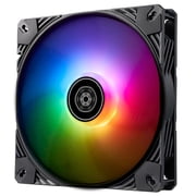 SilverStone Technology SF140B-ARGB 140 x 25 mm Shark Force 140 ARGB Performance Enhanced PWM ARGB Fan, Translucent & Black
