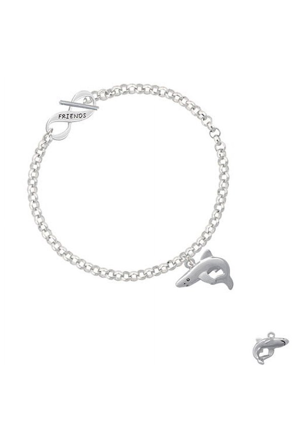 Shark Friends Infinity Toggle Chain Bracelet