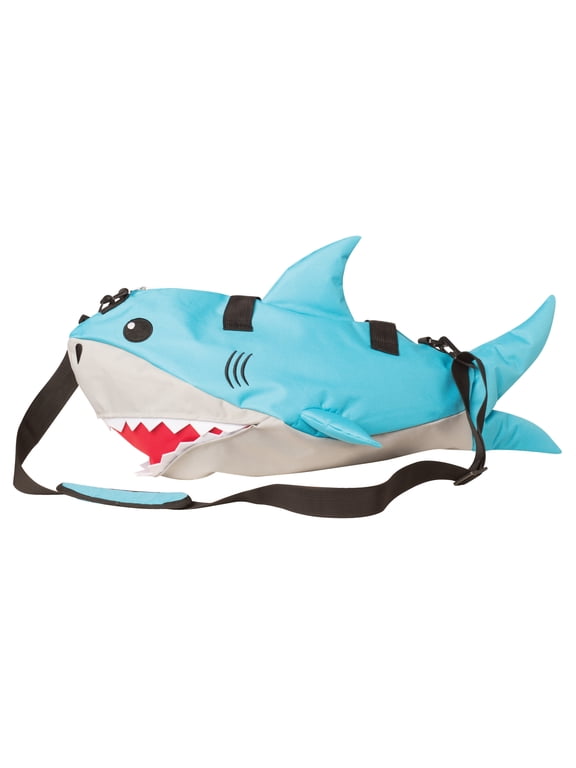 Shark FunDuffle Overnight Travel Gym Tote Duffle Bag for Kids and Adults by Rasta Imposta