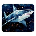 thumbnail image 1 of Shark Gaming Mouse Pad Desk Mat, Square 8.3x9.8 Inch Non-Slip Rubber Bottom Printed Design for Office and Gaming, 1 of 6