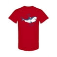 thumbnail image 1 of Shark Graphic T-Shirt Men -Image by Shutterstock, Male XX-Large, 1 of 2