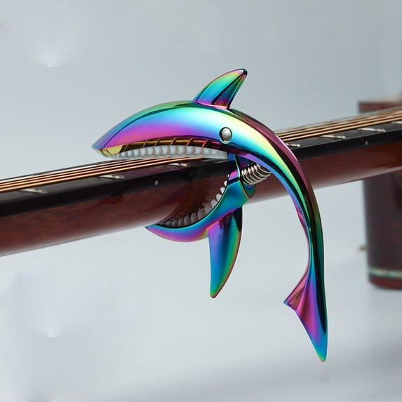 Shark Guitar Capo Pretty Cool Capo for Electric Acoustic Classical Guitar Ukulele Zinc Alloy Spring Capo