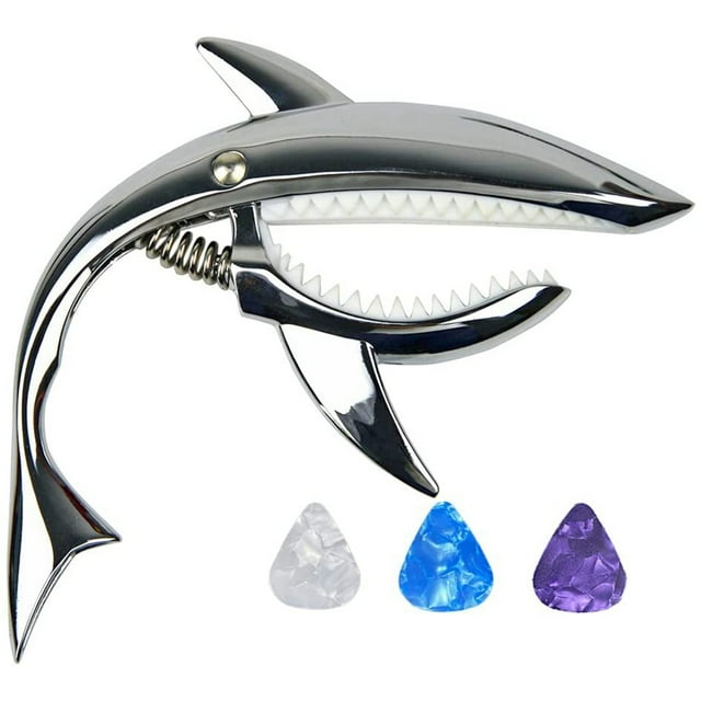 Shark Guitar Capo Zinc Alloy Capo for Acoustic Electric Classical