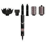 Shark Hair Dryer | FlexStyle Hair Styling System | Portable & Powerful Blow Dryer Brush | Hair Curler & Volumizer | 6 Styling Tools Included | Best for All Hair Types | Black | HD440BK