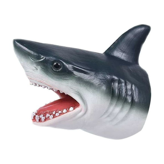 Shark Hand Puppet Glove - Realistic Shark Design With Movable Mouth, Soft & Durable Material - For Kids, Toddlers, Storytelling, , Bath Time, Party Favors