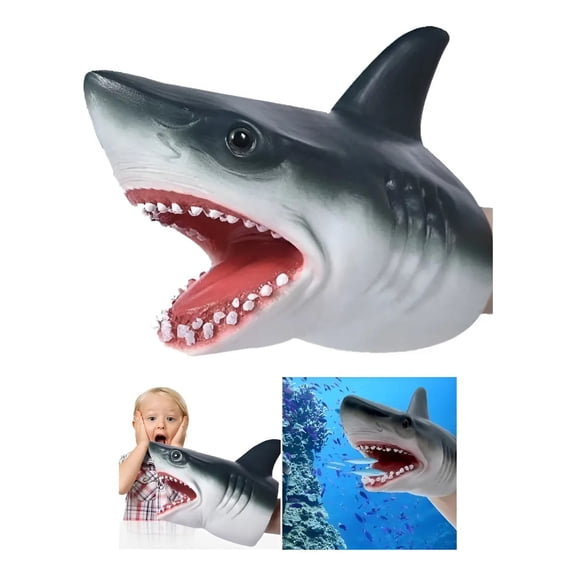 Shark Hand Puppet Gloves Simulation Toy