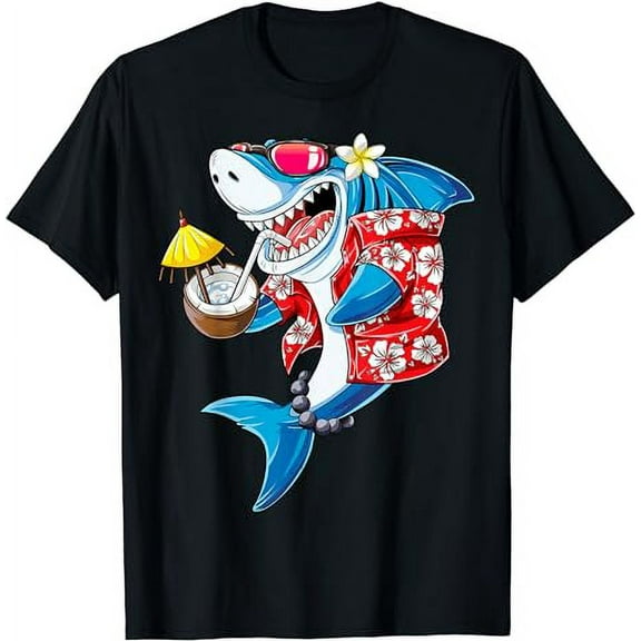 Shark Hawaiian Funny Aloha Hawaii Beach Jawsome Gifts Men T-Shirt