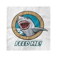 thumbnail image 1 of Shark Head Scarf, Feed Me Words Shark, Head Wrap, 3 Sizes, by Ambesonne, 1 of 2