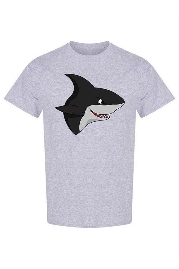 Shark Head T-Shirt Men -Image by Shutterstock, Male Large