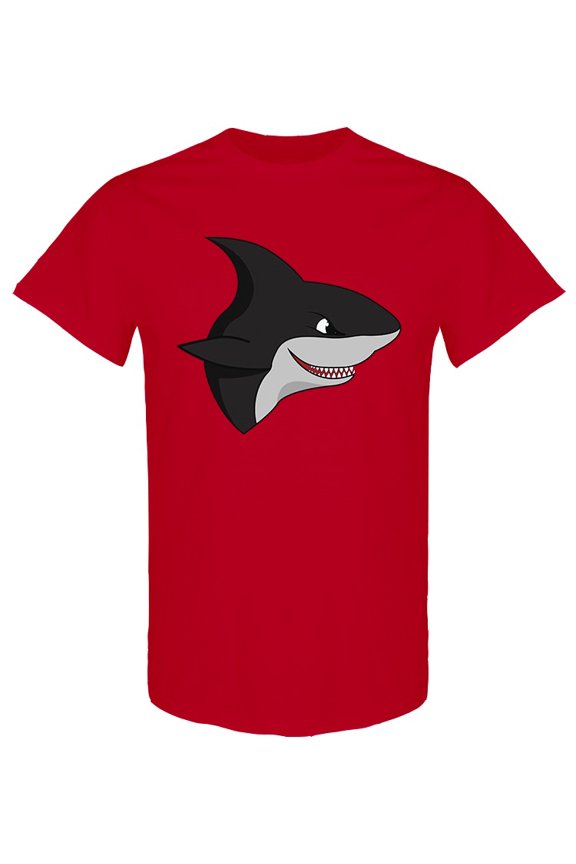 Shark Head T-Shirt Men -Image by Shutterstock, Male XX-Large