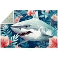 thumbnail image 1 of Shark High-Quality Polyester Indoor Floor Mat - Durable and Soft Rug for Living Room, Bedroom, and Office - Carpet with Right Angle Design - Easy to Clean and Maintain, 1 of 6