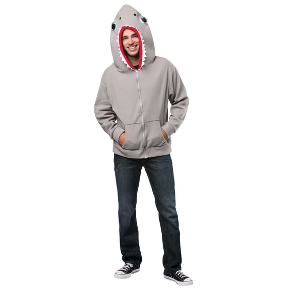 Shark Hoodie Men's Adult Halloween Costume