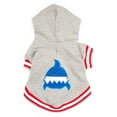 thumbnail image 1 of The Worthy Dog Shark Dog Sweatshirt Hoodie, 1 of 4
