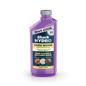 Shark Hydro Hard Wood 33 Oz Concentrate, For Use in All Shark Vacuum and Mop Cleaners, Formulated for Sealed Hard Floors and Area Rugs, Citrus Clean, WDCW30