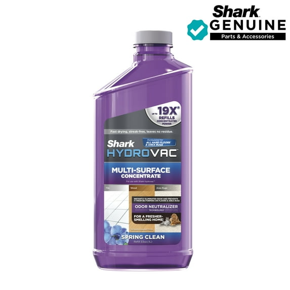 Shark Hydrovac Antibacterial Floor Cleaners , with Hydro™ Multi-Surface Concentrate, 1L, Spring Clean, All Hydrovac 3-in-1 Cleaners, (4 Pack)