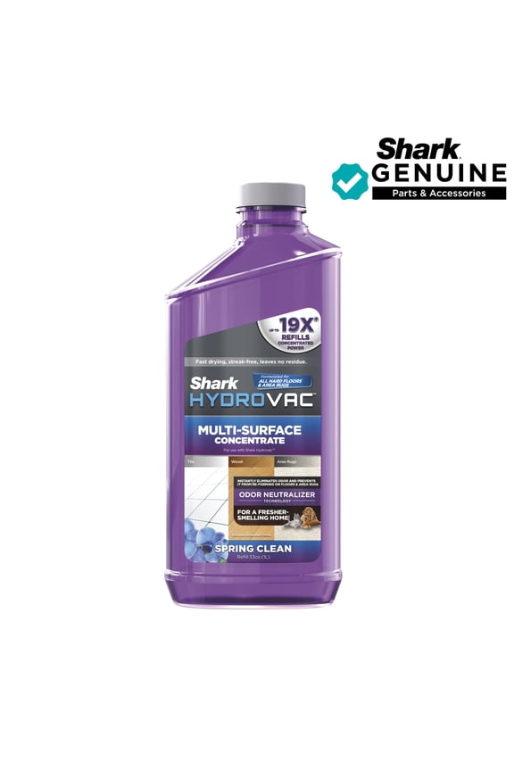 Shark Hydrovac Antibacterial Floor Cleaners , with Hydro™ Multi-Surface Concentrate, 1L, Spring Clean, All Hydrovac 3-in-1 Cleaners, (4 Pack)