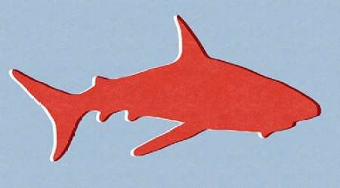 Shark I Canvas Art - Linda Woods (24 x 36)