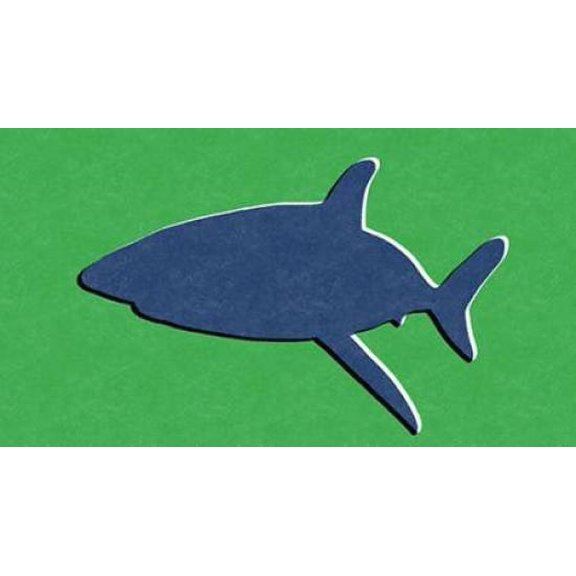 Shark II Canvas Art - Linda Woods (12 x 18)
