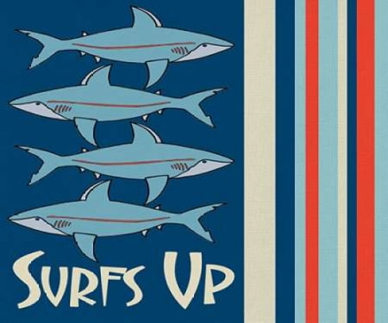 Shark II Canvas Art - Shanni Welsh (20 x 24)