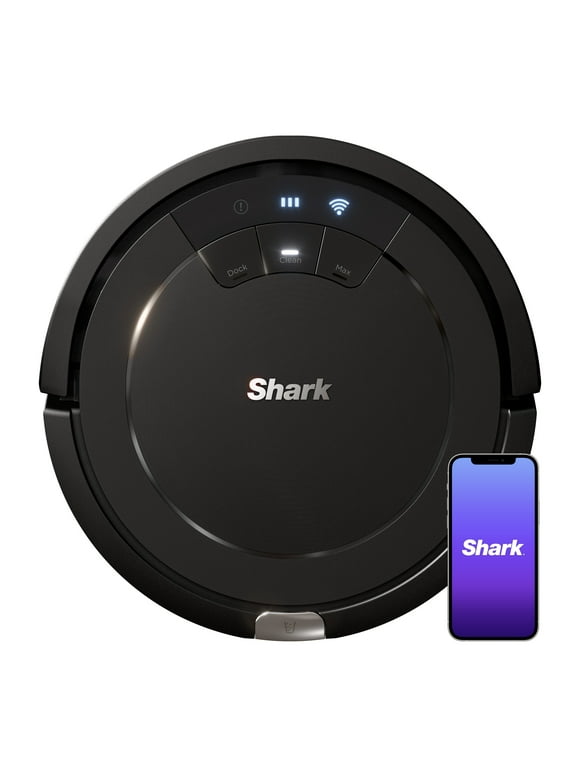 Shark ION Robot Vacuum, Wi-Fi Connected, Black, RV754