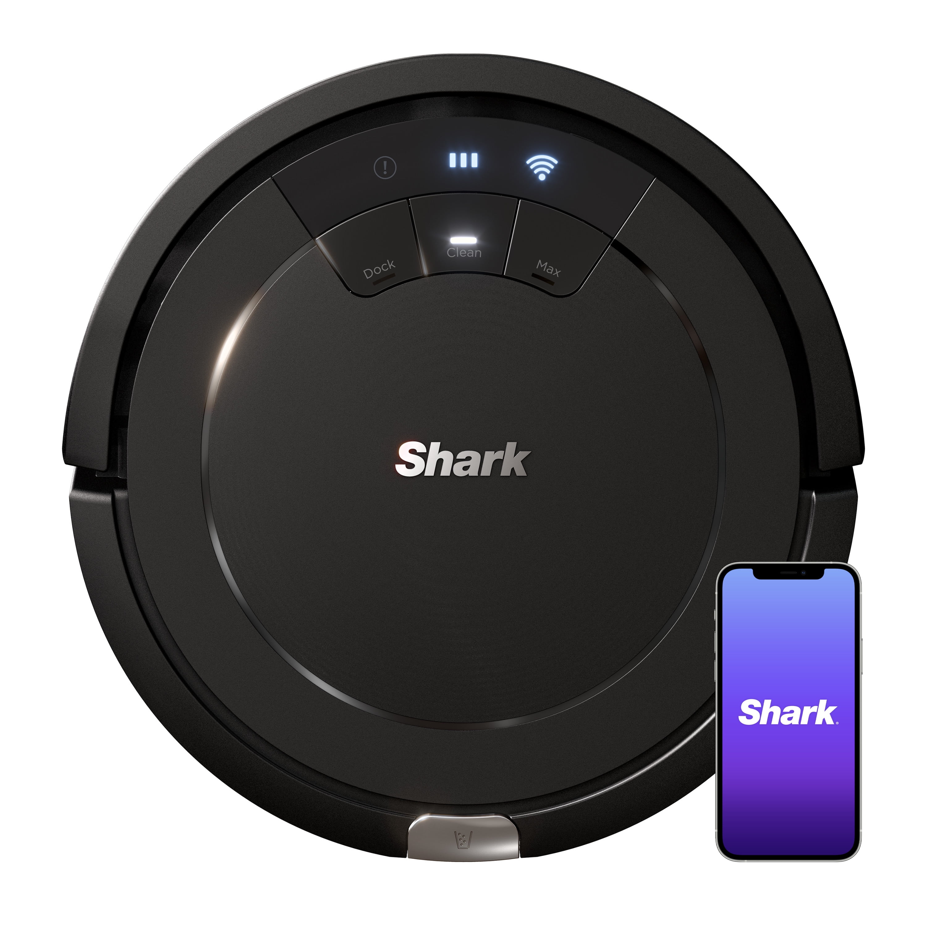 Shark ION Robot Wi-Fi Connected, Works with Google Assistant, Multi-Surface Hard Floors, Black, RV754 - Walmart.com
