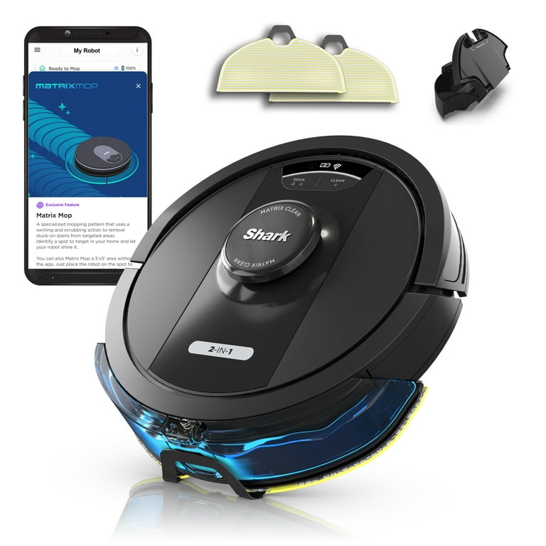 Shark IQ Matrix 2in1 Robot Vacuum & Mop, Home Mapping Dual Edge