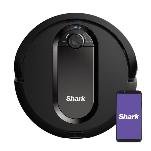 Shark IQ Robot® Vacuum, Self Cleaning Brushroll, Advanced Navigation, Home Mapping, Powerful Suction, Perfect for Pet Hair, Wi-Fi (RV1000)