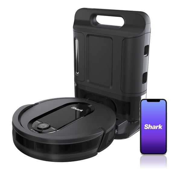 Shark IQ Robot Vacuum, Auto Empty, Carpet & Hard Floor, Wi-Fi, IQ Navigation, 45 Day Capacity Base, RV1000AE