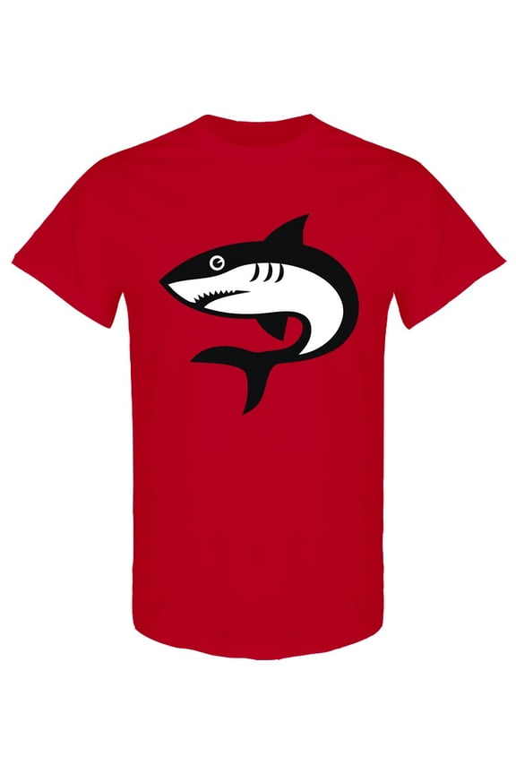 Shark Icon T-Shirt Men -Image by Shutterstock, Male Medium