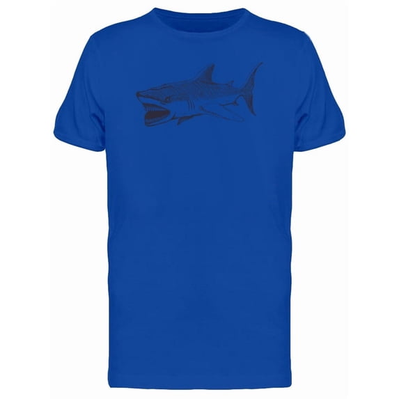 Shark In Ink Style Tee Men's -Image by Shutterstock