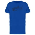thumbnail image 1 of Shark In Ink Style T-Shirt Men -Image by Shutterstock, Male x-Large, 1 of 2