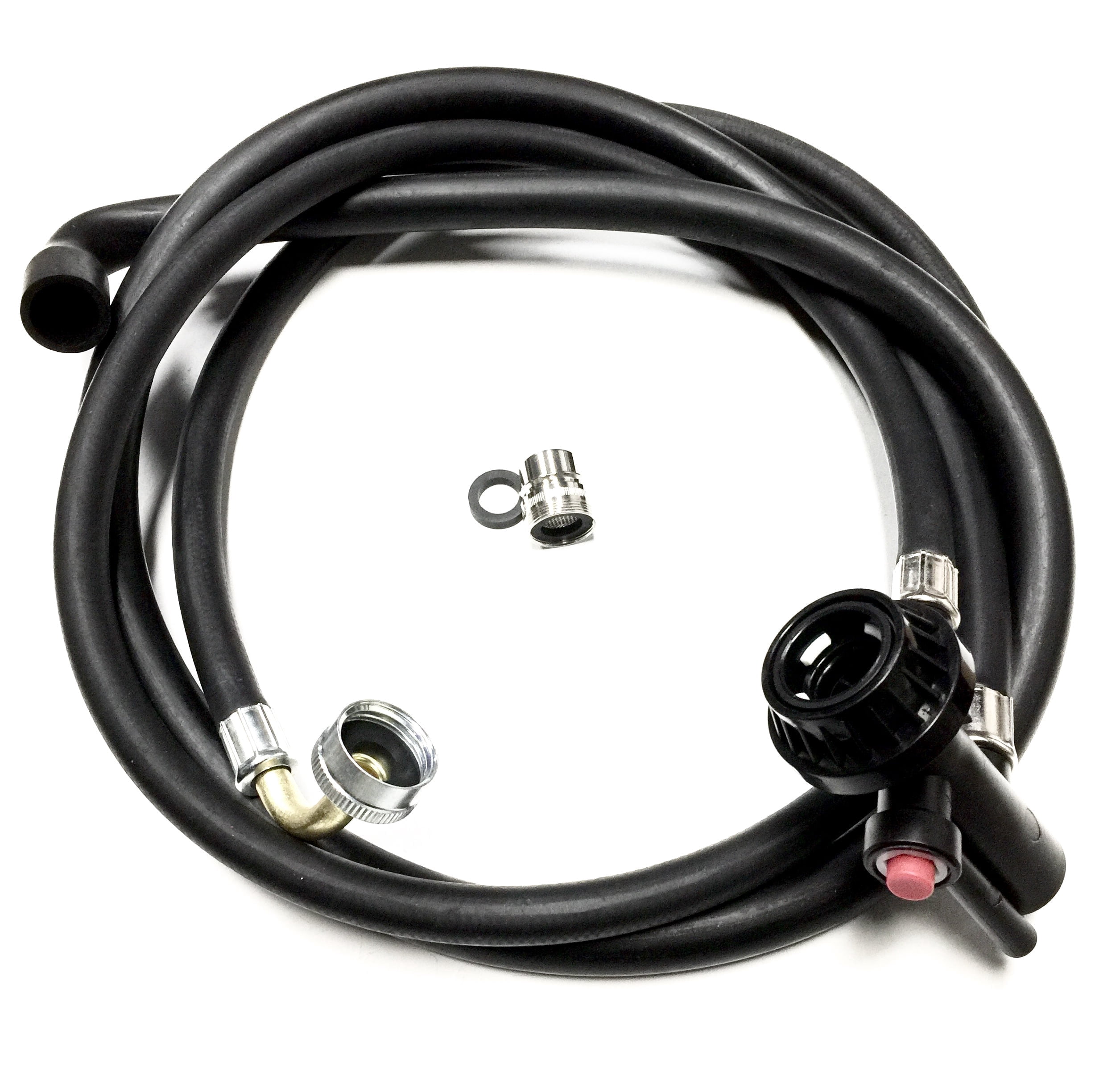 Shark Industrial 8FT GE Portable Dishwasher Fill & Drain Hose Assembly WD24X10066 w/Faucet Adapter