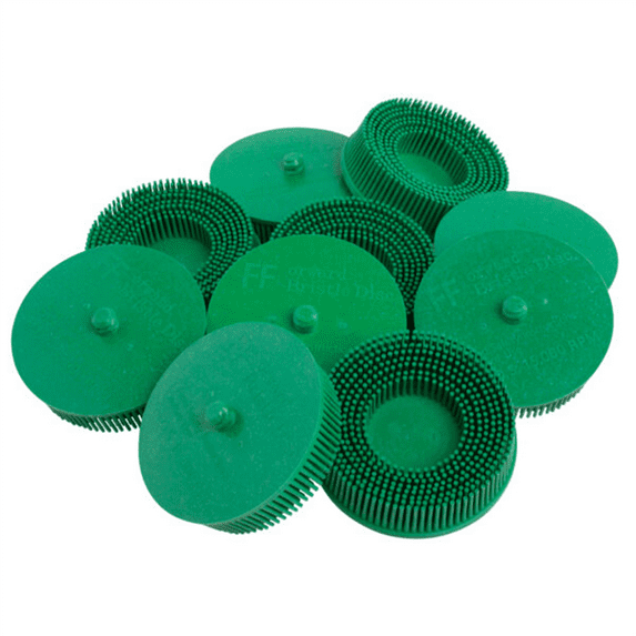 Shark Industries 3" Green Finger Disc - 50 Grit - 10 Pk