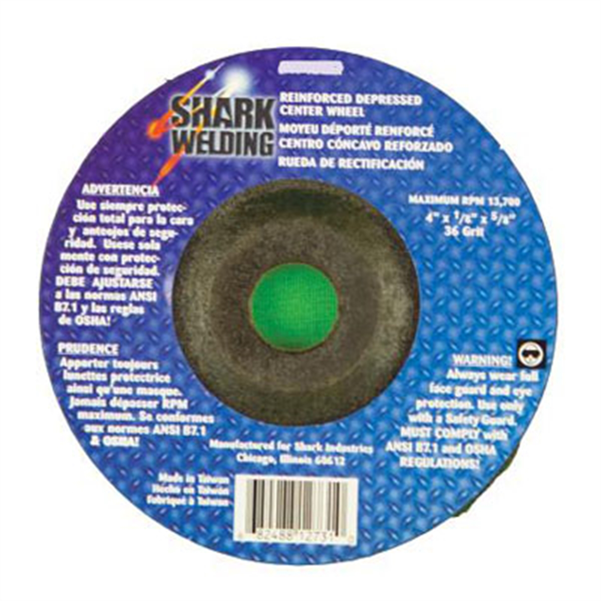 Shark Industries 4-1/2 X 1/4 X 7/8 DEPRESSED - Walmart Business Supplies