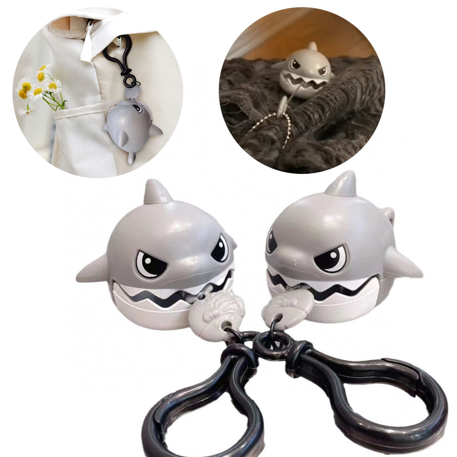Clockwork Keychains Shark Keychain Pendant, Clockwork Sharks Keychain, Running shark ...