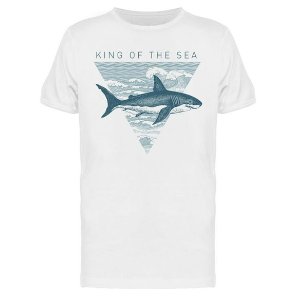 Shark King Of The Sea T-Shirt Men -Image by Shutterstock, Male XX-Large