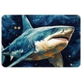 thumbnail image 1 of Shark Kitchen Mat Outdoor Carpet Indoor Mat - Polyester Non-Slip Machine Washable, 1 of 6