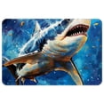 thumbnail image 1 of Shark Kitchen Mat Outdoor Carpet Indoor Mat - Polyester Non-Slip Machine Washable, 1 of 6
