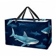 thumbnail image 1 of Shark Large Capacity Reusable Foldable Oxford Cloth Storage Bin - Multipurpose Storage Box, Shopping Bag Organizer, 1 of 7