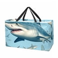thumbnail image 1 of Shark Large Capacity Reusable Foldable Oxford Cloth Toy Basket - Beach Bag, Shopping Bags, Laundry Basket, 1 of 7