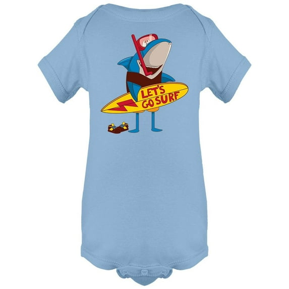Shark Let's Go Surf Bodysuit Infant -Image by Shutterstock, 12 Months