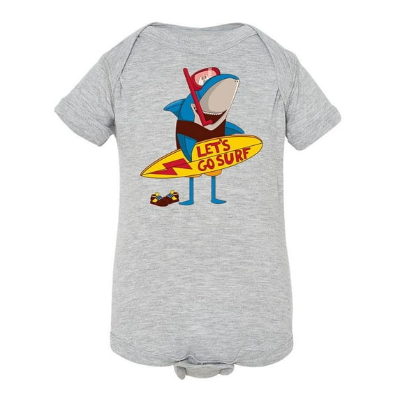Shark Let's Go Surf Bodysuit Infant -Image by Shutterstock, 18 Months