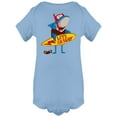 thumbnail image 1 of Shark Let's Go Surf Bodysuit Infant -Image by Shutterstock,  6 Months, 1 of 4