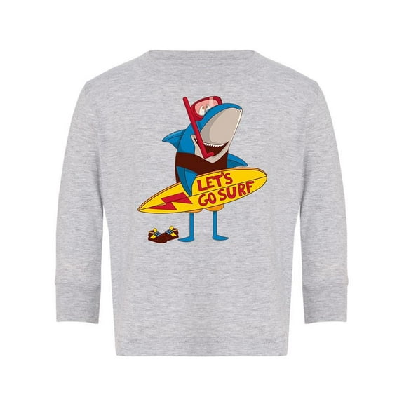 Shark Let's Go Surf Long Sleeve Toddler -Image by Shutterstock, 2 Toddler