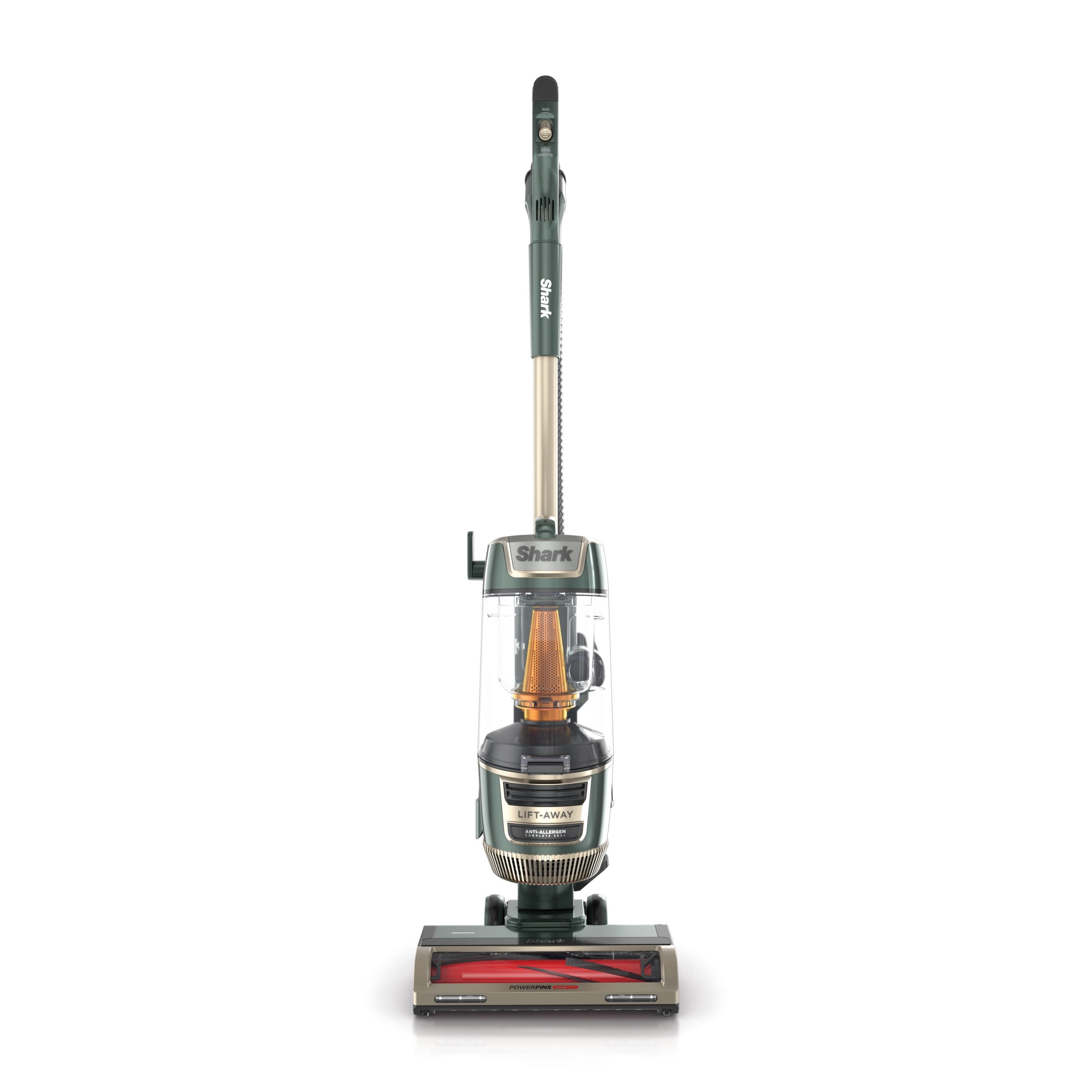 Shark Rotator Lift-Away ADV Upright Vacuum, with PowerFins Brushroll and LED Headlights, LU252 Porsche Green