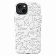 thumbnail image 1 of Shark Line Art iPhone Case – Minimalist Black & White Ocean Design Compatible with iPhone 16 15 14 13 12 11 Pro Max, 1 of 6