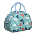 thumbnail image 1 of Shark Lunch Box for Women: Whale Ocean Design - Insulated Reusable Bag, Leakproof High Capacity Tote for Work/Travel with Pockets, 1 of 4