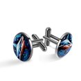 thumbnail image 1 of Shark Men's Cufflinks Set for Formal Attire, Made of Stainless Steel, for Workplace and Special Occasions, 1 of 6