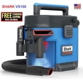 thumbnail image 1 of Shark MessMaster 1 Gallon Portable Wet & Dry Vacuum for Pets & Cars VS100 VS101, 1 of 10