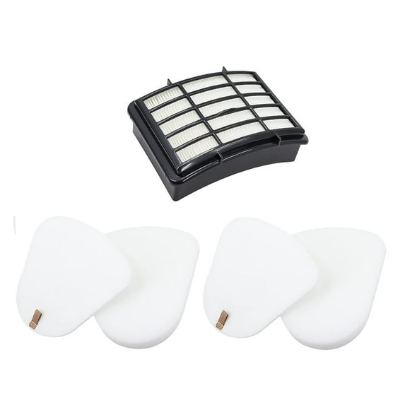 for Shark NV360 NV356E NV352 Navigator Lift-Away Deluxe Upright Vacuum Replacement Filter, NV350 NV351 NV355 NV357 NV370 NV391, 8 Foam +2 HEPA Filters